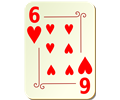 Ornamental deck: 6 of hearts