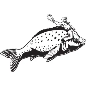 Fish Rodeo Clipart