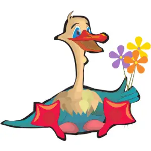 Goose Happy Clipart