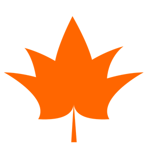 Maple Leaf- one color- flat