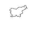 map of Slovenia