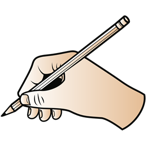 Writing with Pencil clipart, cliparts of Writing with Pencil free ...