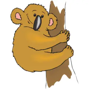 Koala Goofy Clipart