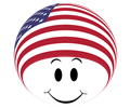 American Flag Smiley