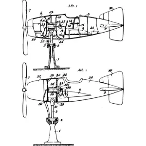 flight simulator plan Clipart