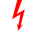 Electric sign «lightning»