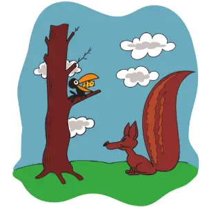 Fox Bird Clipart