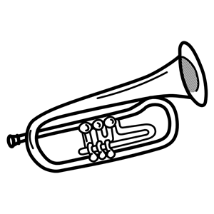 Trumpet - Lineart