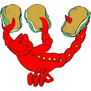 Scorpion Holding Sandwiches