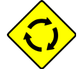 caution_roundabout
