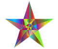 Prismatic Geometric Star