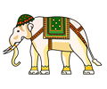Decorated Ornamental Elephant