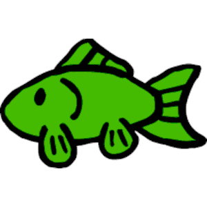 Fish green clipart, cliparts of Fish green free download (wmf, eps, emf ...