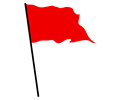 red waving flag