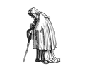robed old woman