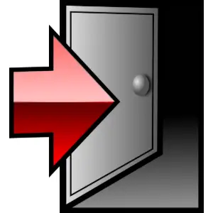 Logoff Icon Clipart