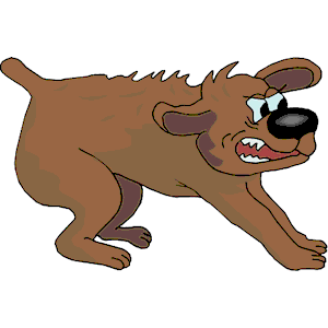 scared animal clipart