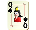 Ornamental deck: Queen of spades