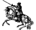 Knight on horseback 3