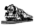 Monochrome Diesel Locomotive 2