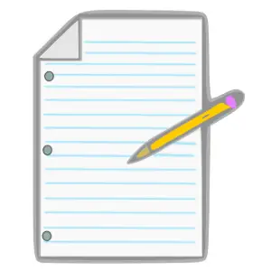 Paper and Pencil 2 Clipart