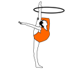 Rhythmic Gymnastics with Bow