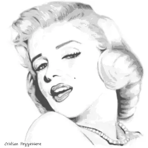Marliyn Monroe Clipart