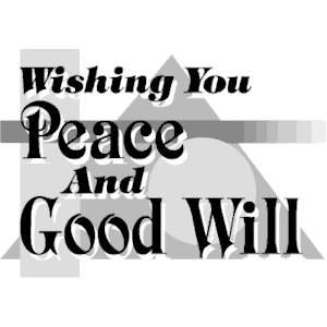 Peace Good Will