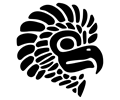 Stylized Mexican Eagle Silhouette
