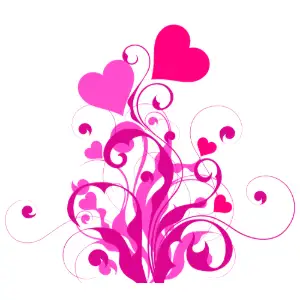 Heart Flourish Clipart