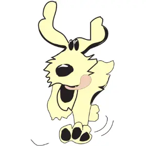 Dog Running Clipart