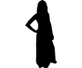 Woman silhouette