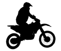 Motocross Silhouette
