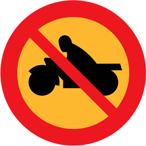 no motorbikes